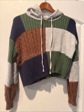 Colorblock FITZ + EDDI The Buckle Hoodie Sweater S